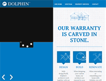 Tablet Screenshot of dolphinbuilders.com
